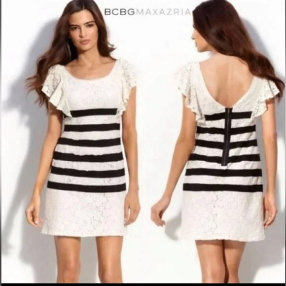 BCBG MAXAZRIA Renato Lace Mini Dress - Picture 2 of 7